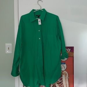 Banana Republic poplin blouse